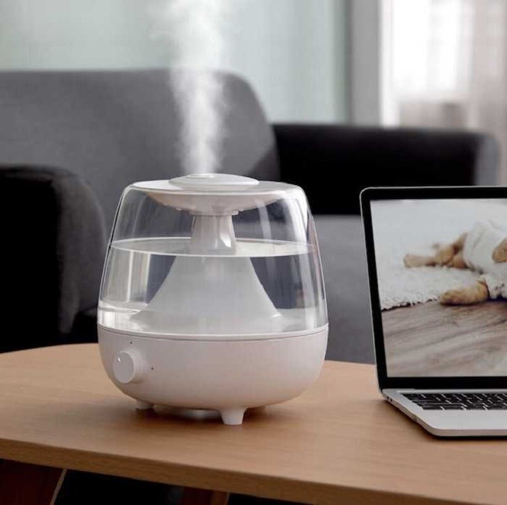 Máy tạo độ ẩm xông tinh dầu giúp đẩy lùi căng thẳng, tăng mức độ tập trung cho công việc