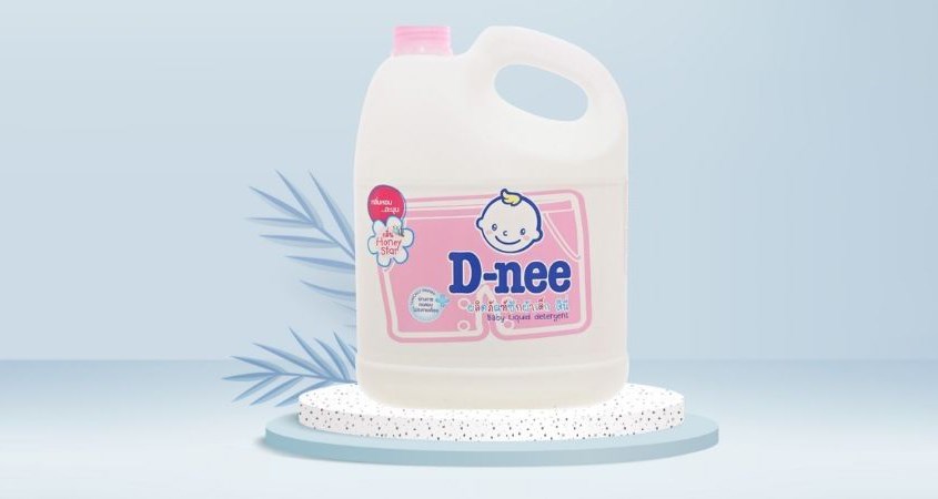 Nước giặt Dnee Honey Star hồng hương hoa hồng can 3 lít