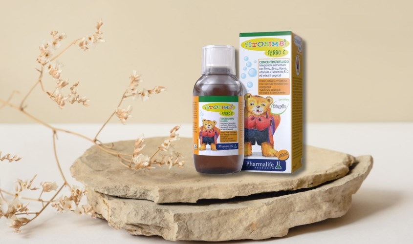 Siro Fitobimbi Ferro C bổ sung sắt, kẽm và vitamin C 200 ml (6 tháng - 12 tuổi)