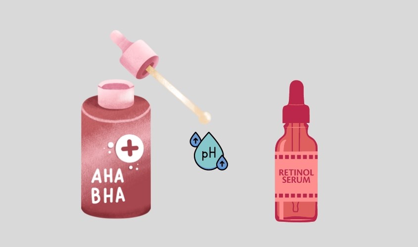Độ pH của BHA hoàn toàn không ảnh hưởng đến hiệu quả của retinol