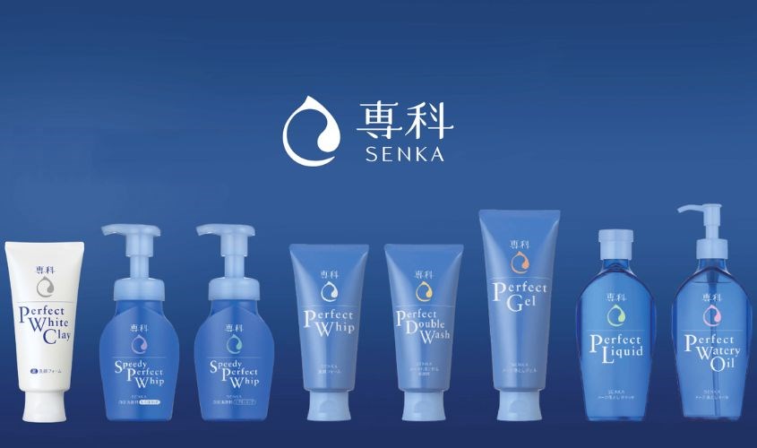 Senka là thương hiệu thuộc tập đoàn chăm sóc da Shiseido