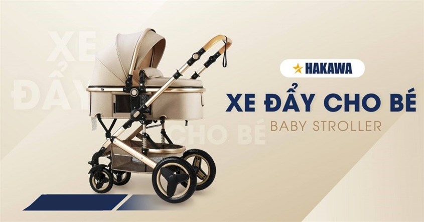 Hakawa luôn mang đến những mẫu xe đẩy có thiết kế thông minh