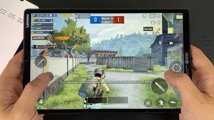 Bạn hoàn toàn có thể chơi game giải trí trên máy tính bảng Lenovo Tab M8