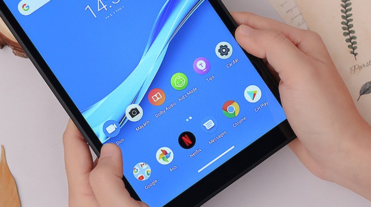 Lenovo Tab M8 cho thời lượng sử dụng suốt cả ngày dài với viên pin khủng 5000 mAh