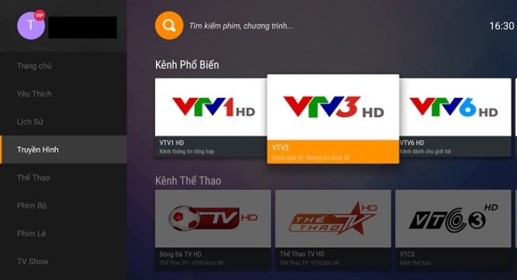 tivi báo lỗi không có quyền truy cập một số kênh