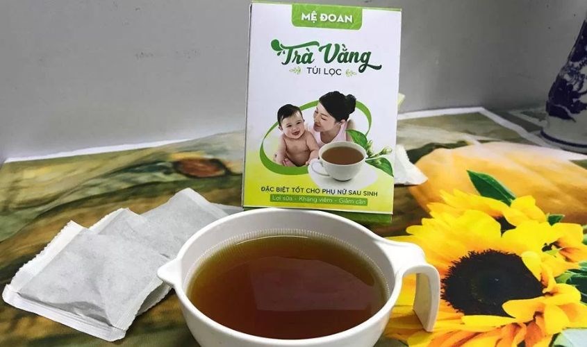 Trà vằng túi lọc Mệ Đoan lợi sữa, kháng viêm và giảm cân