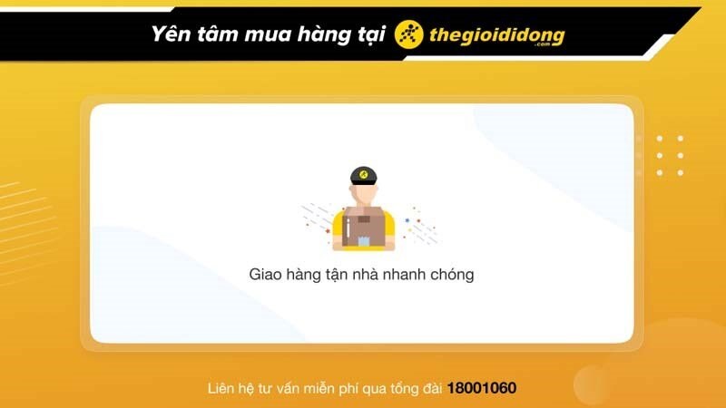 Giao hàng tận nơi một cách nhanh chóng