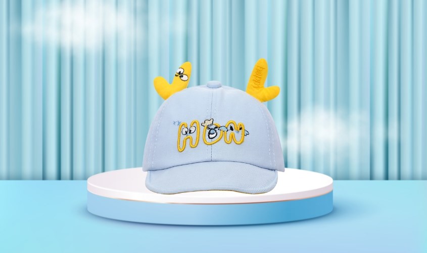 Nón kết TOP KIDS happy HON màu xanh dương