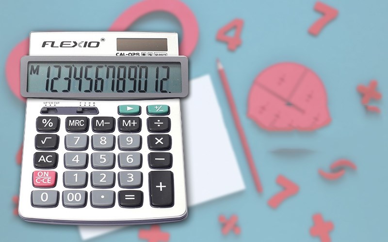 Máy tính cầm tay Thiên Long - Flexio CAL-02S Xanh Navy