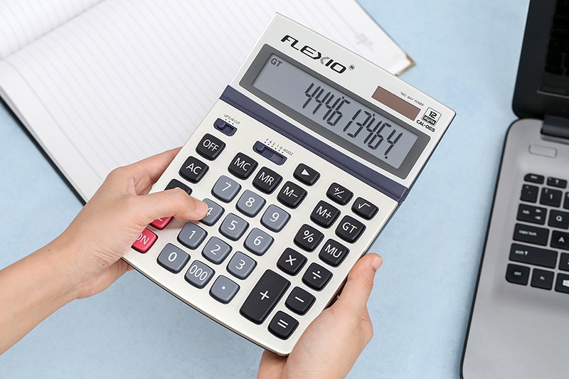 Máy tính cầm tay Thiên Long - Flexio CAL-06S Xanh Navy