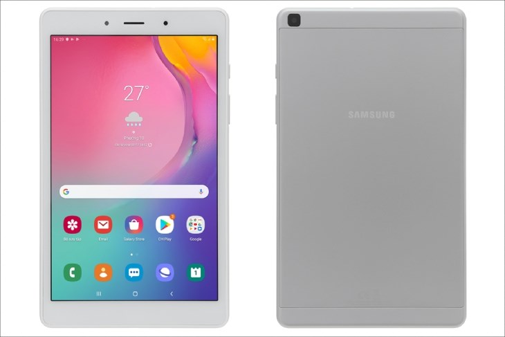 Camera sau của Samsung Tab A8 có độ phân giải lên đến 8 MP cho chất lượng hình ảnh sắc nét