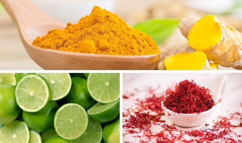 Chữa rạn da bằng tinh bột nghệ, nước cốt chanh, nhụy hoa nghệ tây