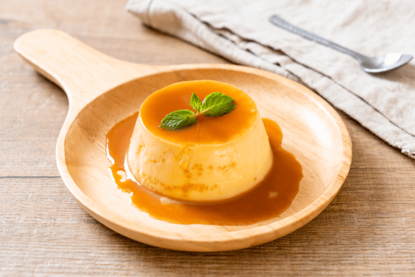 Bánh flan sữa mẹ cần thiết cho bữa phụ của bé 7 tháng tuổi