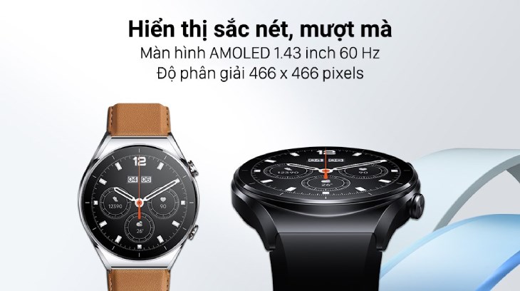 Xiaomi Watch S1 sở hữu công nghệ Amoled
