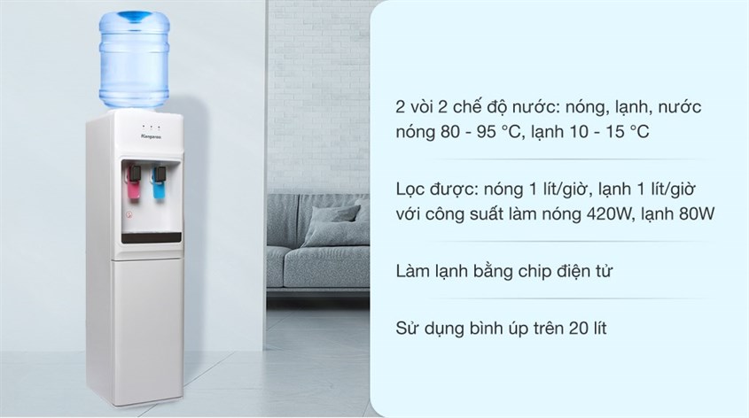 Cây nước nóng lạnh Kangaroo KG31A3 500W