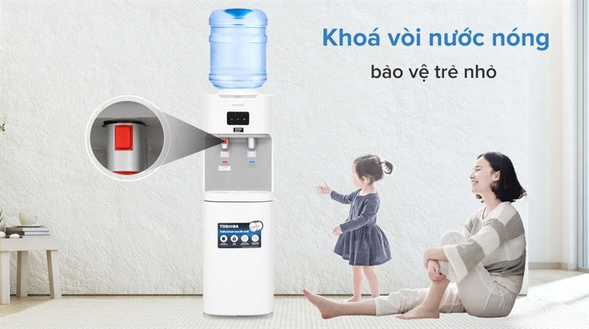 Cây nước nóng lạnh Toshiba RWF-W1664TV(W1) 670W