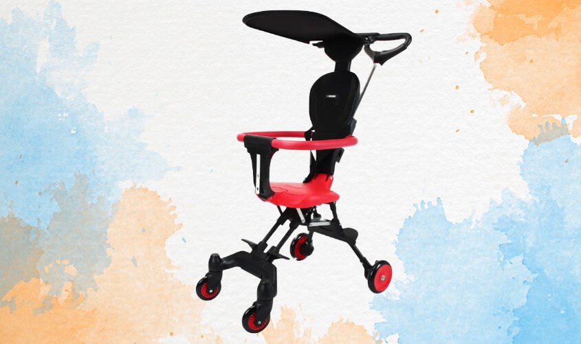 Xe đẩy cho bé HAKAWA HK-B07 (7 - 36 tháng) - Màu đỏ