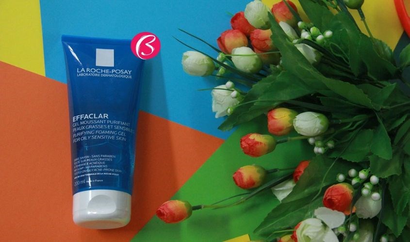 Gel rửa mặt làm dịu và giảm kích ứng cho da dầu mụn và da nhạy cảm La Roche-Posay Effaclar 50 ml
