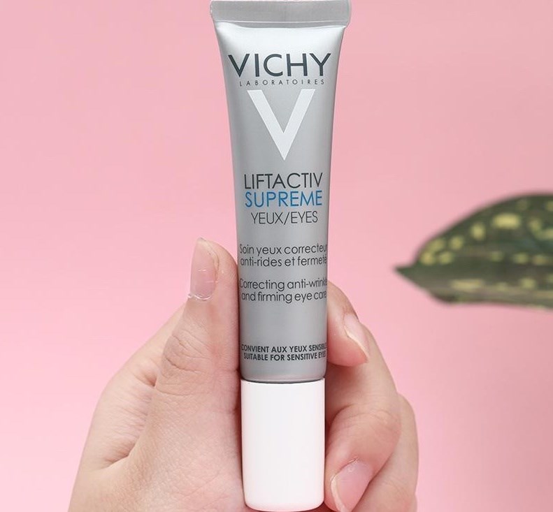Kem dưỡng mắt giảm nếp nhăn và chống lão hoá 5% Rhamnose Vichy Liftactiv Eyes Supreme 15 ml