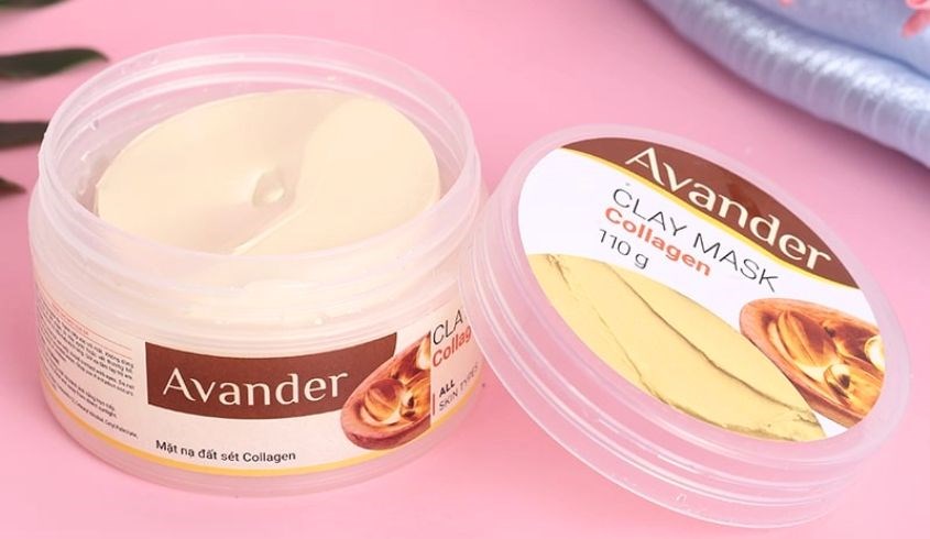Mặt nạ đất sét Collagen dưỡng sáng, chống lão hoá Avander 110g (Hũ)