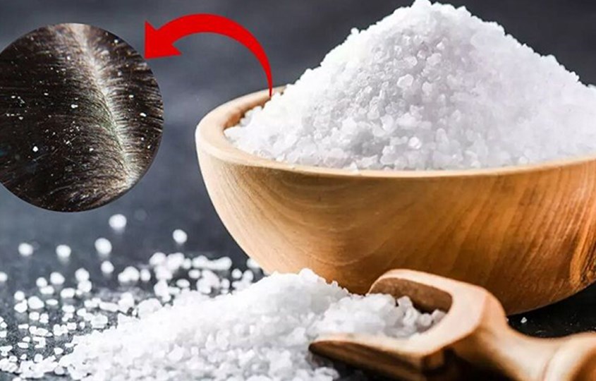 Cách giảm dầu nhờn, trị tóc nhanh bết bằng muối