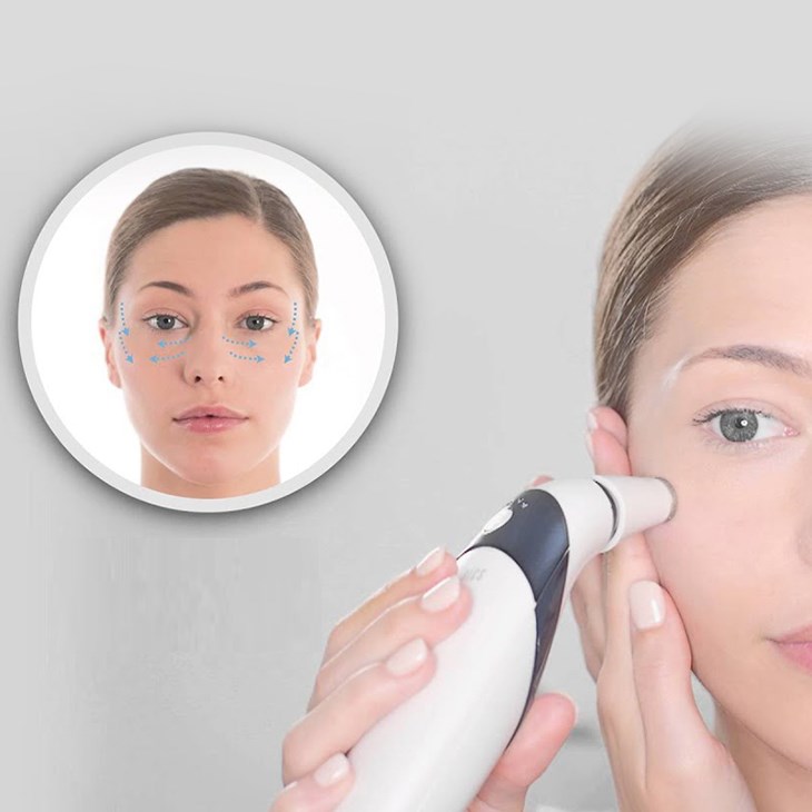 Máy tẩy tế bào chết Homedics giúp quá trình lão hóa da chậm dần và làm săn chắc da