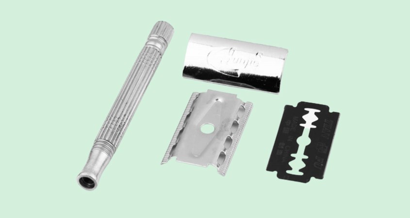 Dao cạo 2 mặt lưỡi dễ gây trầy xước nếu không có kinh nghiệm sử dụng Dao cạo 2 mặt lưỡi dễ gây trầy xước nếu không có kinh nghiệm sử dụng