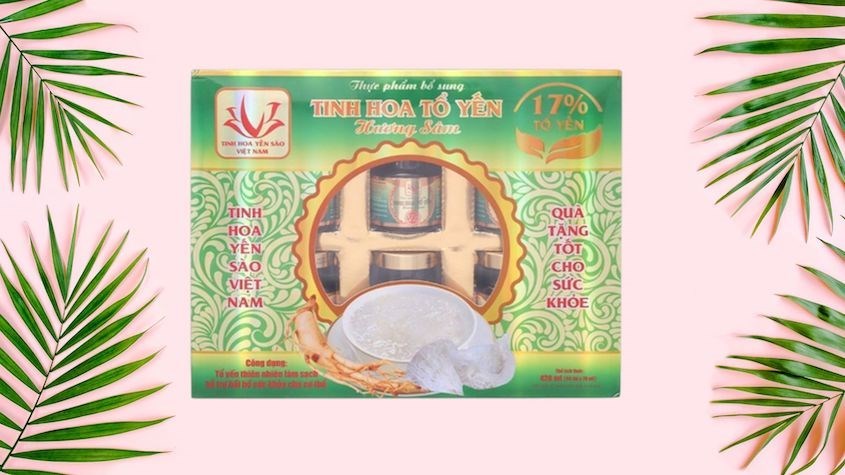 Hộp 6 hũ nước yến sào hương sâm Tinh Hoa 70 ml