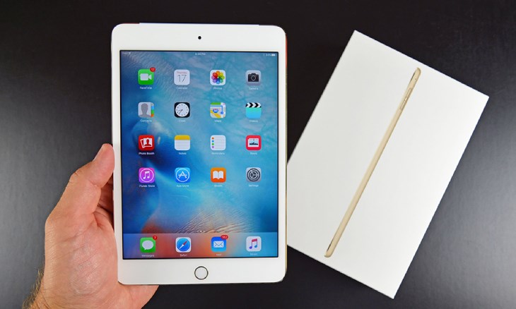  iPad Mini 4 có trọng lượng và kích thước nhỏ hơn so với iPad mini 2