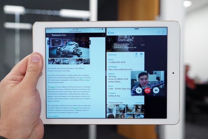 iPad Mini 4 được cung cấp tính năng FaceTime cho bạn dễ dàng liên lạc