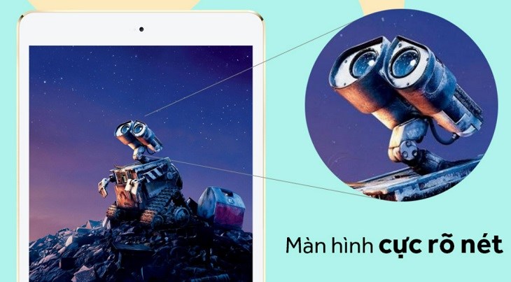 Cả iPad Mini 2 và iPad Mini 4 đều có màn hình rõ nét