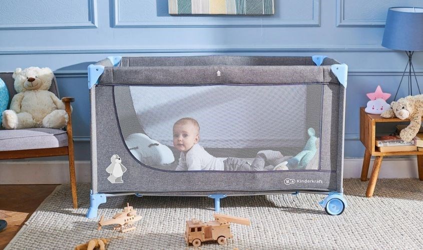 Nôi cũi Kinderkraft KK.JOY-W/O.ACCE (từ 0 tháng) - Không kèm phụ kiện