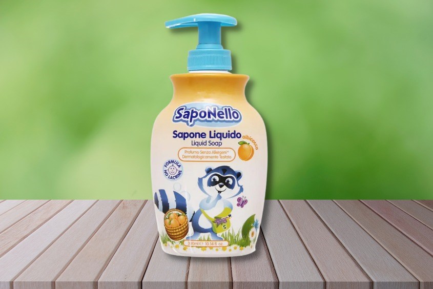 Sữa rửa tay SapoNello trẻ em hương quả lê chai 300 ml