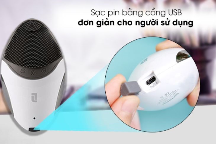 Máy rửa mặt và nâng cơ mặt Lifetrons CMD-100 có thể sử dụng trong vòng 4 giờ đồng hồ 