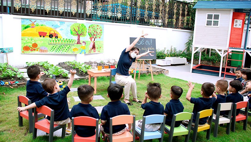 Chương trình dạy học của trường mầm non quốc tế Kindy city