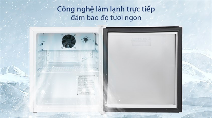 Tủ mát Alaska 50 lít LC 50 Trắng được trang bị hệ thống làm lạnh trực tiếp