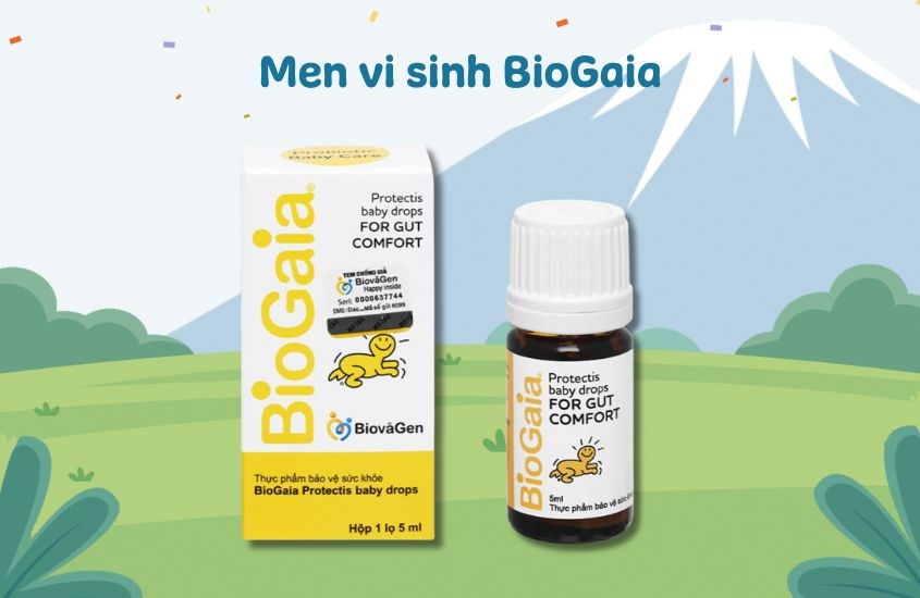 Men vi sinh BioGaia Protectics Baby Drops hỗ trợ cải thiện hệ vi sinh đường ruột 5 ml (từ 0 tháng)