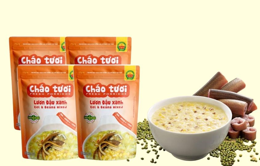 Cháo tươi Cây Thị vị lươn, đậu xanh gói 260g