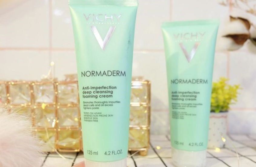 Sữa rửa mặt Vichy Normaderm Anti-Imperfection với thiết kế dạng tuýp
