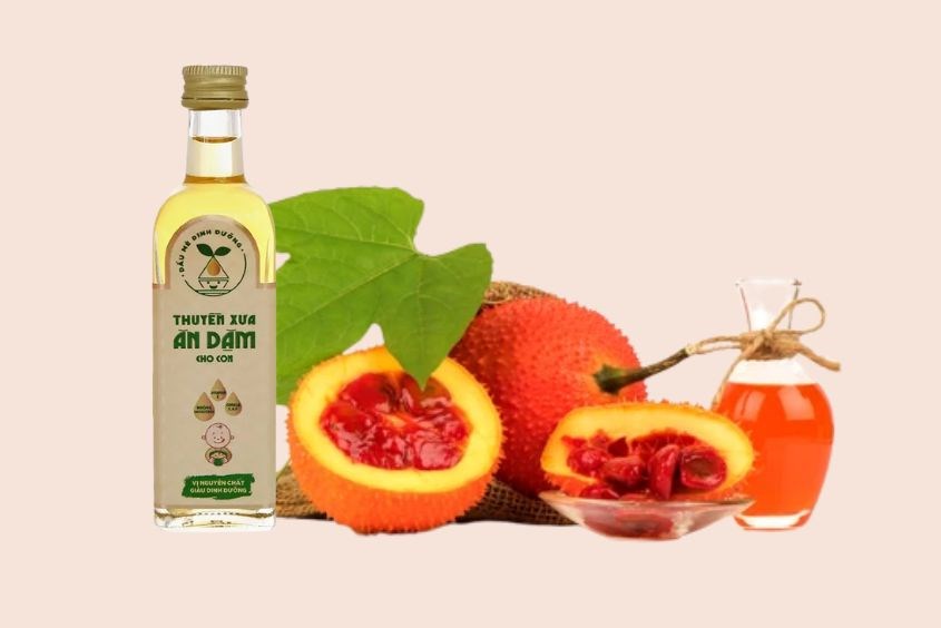 Dầu mè sachi là nguyên liệu làm dầu gấc cho bé