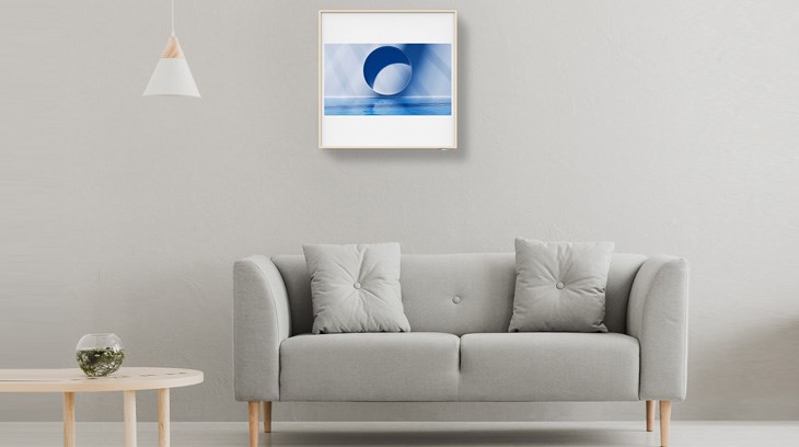 Máy điều hoà LG ARTCOOL Gallery có hình dạng như một bức tranh treo tường nghệ thuật