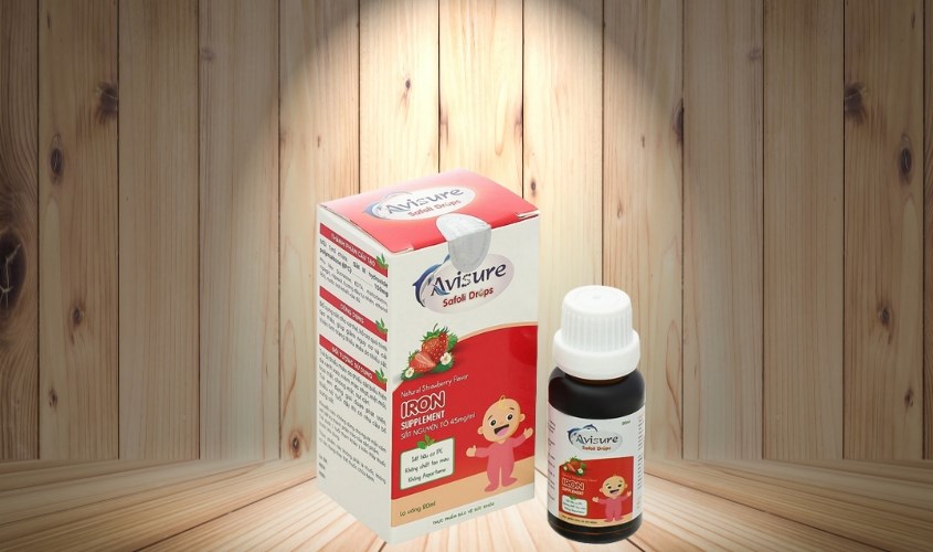 Siro Avisure Safoli bổ sung sắt, hỗ trợ tạo máu 20 ml Siro Avisure Safoli bổ sung sắt, hỗ trợ tạo máu 20 ml