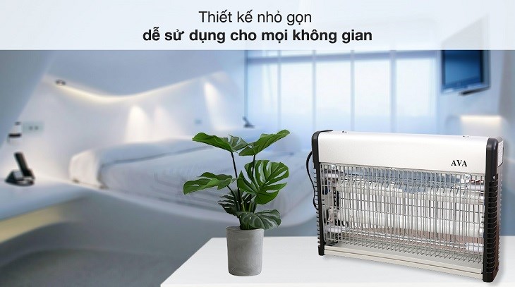 Đèn bắt muỗi AVA JB20E-2X10W thuộc thương hiệu AVA của Thế Giới Di Động