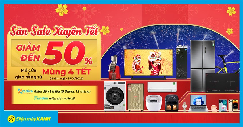 Săn Sale xuyên Tết giảm đến 50%