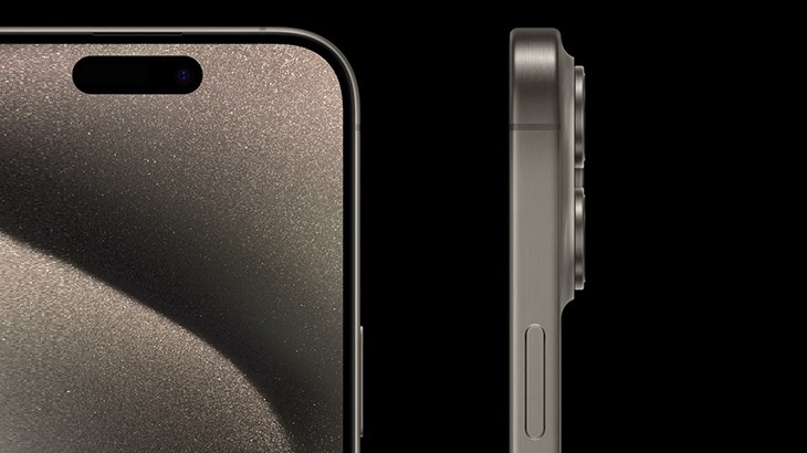 iPhone 15 Pro sở hữu thiết kế cải tiến với khung titan chắc chắn