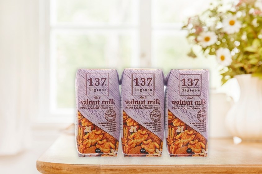 Sữa đậu nành hạt óc chó truyền thống 137 Degrees 180 ml