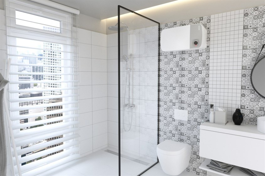 Máy nước nóng gián tiếp Atlantic 20 lít SWH 20H M-4 NEO LITE 823021 sở hữu thiết kế hình vuông bo góc tinh tế