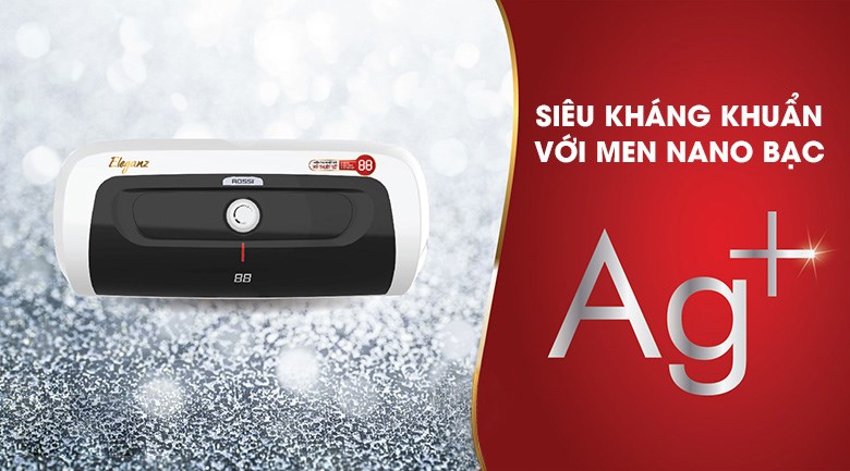 Máy nước nóng gián tiếp Rossi 20 lít 2500W Eleganz REZ20SL 