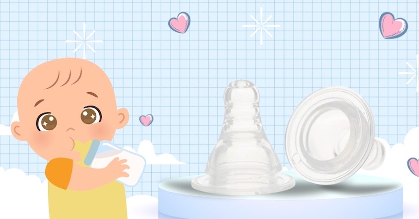 Bộ 2 núm ti Pigeon siêu mềm cổ hẹp size M (4 - 6 tháng)