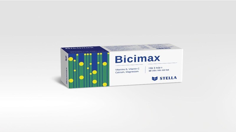 Viên sủi Bicimax - Bổ sung vitamin C, nhóm B và magie 